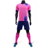 Traje de Fútbol para Niños Traje de Entrenamiento Secado Rápido Transpirable Manga Corta Traje de Equipo de Juego Adulto Jersey Ligero Impresión Impresión Venta al por Mayor