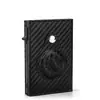 Porta-cartão rastreador de couro genuíno Amazon porta-cartão de bala automático porta-cartões multifuncional carteira porta-cartões porta-cartões posição multi-cartão