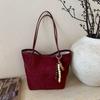 Bolso Grande Transfronterizo para Mujer para Otoño e Invierno, Versátil Bolso de Hombro Nuevo Vintage 2026, Bolso Tote Casual para el Día a Día