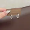 Moda Europeia e Americana Elegante Geométrico Três Camadas Brincos Redondos, Estilo Cool Personalizado, Design Criativo, Brincos Populares Transfronteiriços