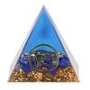 Nuevo Cristal Natural Transfronterizo Piedra Triturada Resina Pirámide Adorno para el Hogar Artesanía Adorno para el Hogar Chakra