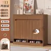 Gabinete de Zapatos para Entrada para Uso Doméstico, Nuevo Modelo 2026, Nuevo Estilo Chino, Gabinete de Almacenamiento de Gran Capacidad, Integrado Contra la Pared