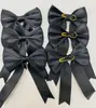 Broche de Hebilla Negra Lazo Pin de Ropa Corsage Lazo Banda de Hilo Lazo