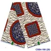 Tecido Batik Dupla Face Estilo Fronteiriço de Comércio Exterior com Cores Vibrantes, Tecido de Algodão Estampado para Vestidos Femininos, Atacado em Estoque
