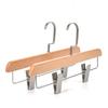 Armario para pantalones de madera maciza, clip para pantalones, para el hogar, sin costuras, para colgar pantalones, tienda de ropa, falda, multifunción con clip, colgador de estante para pantalones, venta al por mayor