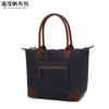 Casual óleo de cera lona bolsa feminina ombro mensageiro saco de compras saco de armazenamento saco de estouro saco de vendas diretas de fábrica