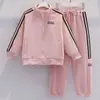 Trajes para Niñas Ropa de Otoño 2025 Nuevo Estilo Ropa para Niños Sudaderas y Chaquetas Primavera y Otoño Conjuntos Casuales de Dos Piezas para Niñas