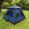 Tienda cuadrada personalizada para comercio exterior transfronterizo, impermeable y a prueba de sol, adecuada para acampar al aire libre y parques, tienda automática portátil de cuatro lados