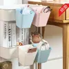 Balde Plástico de Pendurar para Cozinha, Carrinho Pequeno Doméstico, Cesto de Armazenamento Pendurável, Cesta Pendurada para Lixo Diversos ao Lado da Cama de Dormitório