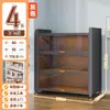 Vitrina para Figuras, Vitrina de Cristal para Uso Doméstico, Estantería, Armario de Almacenamiento para Cajas Sorpresa, Armario de Metal para Muñecas Modelo, Vitrina