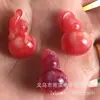 Nuevas Cuentas Sueltas de Resina Finamente Talladas que Cambian de Color con Luz UV en Forma de Calabaza Accesorios para Horquillas y Pulseras DIY Estilo Chino