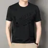 Al por mayor Delgado Alta Gama Verano 2026 Nuevo Manga Corta Moda Camiseta Cuello Redondo Casual Versátil Media Manga Moda Camiseta