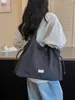 Bolsa de Ombro Grande Capacidade Estilo Coreano Transfronteiriça para Mulheres, Nova Coleção Outono/Inverno 2026, Design Casual Plissado, Bolsa Tote Estilosa com Alto Apelo Estético