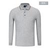 Camisetas Publicitarias, Camisetas Casuales de Manga Larga para Primavera y Otoño, Camisas Polo Culturales, Ropa de Trabajo, Logo Estampado en las Solapas