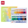Tinta Guache Deli Hs314-24 Conjunto de Tintas 5ml Tinta Aquarela Especial para Aulas de Arte de Alunos do Jardim de Infância e Ensino Fundamental