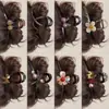 Pinza para el pelo grande estilo coreano para mujeres con cabello grueso, Pinza de pelo exquisita con lazo de alta gama, Accesorio para el pelo de pinza de tiburón completo y voluminoso