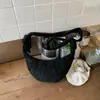 Bolsa Grande de Camurça Estilo Retrô Relaxado para Mulheres 2025 Novo Estilo Outono Bolsa Transversal Bolsa Croissant