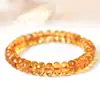 Pulsera de abalorios facetados de citrino de Brasil natural para mujer, pulsera de alto diseño, no se decolora, nueva joyería china al por mayor