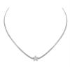 Lujo Ligero Nicho 2023 Nuevo Diseño de Alta Gama Estilo Francés Collar Estilo Coreano Diamante Brillante Estrella de Cinco Puntas Cadena Hueso de Serpiente para Mujeres