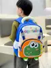 Nova Mochila Escolar de Desenho Animado para Jardim de Infância Mochila Infantil Fofa Dinossauro Coelho Mochila com Proteção para a Coluna para Meninos e Meninas que Vão para a Escola