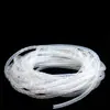 Tubo de silicona enrollado en espiral funda protectora de cable de fibra óptica translúcida funda protectora de arnés de acabado de silicona