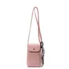 Bolsa Popular de Verano para Teléfono Móvil de Cuero Suave para Mujer 2025 Nuevo Retro Simple Pequeña Bolso Casual Mini Hombro Cuadrado Pequeño