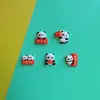 Serie Panda del Día Nacional Accesorios de Resina DIY para Fundas de Teléfono, Crocs, Imanes para Refrigerador, Pinzas para el Cabello y Materiales para Accesorios para el Cabello