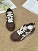 Tênis de Treino Alemão com Malha Interna Elevadora de Altura Feminino 2026 Primavera e Outono Novos Retro Versátil Leve Forrest Gump Sapatos Esportivos Casuais