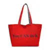 Bolsa Tote Grande Capacidade Estilo Coreano, Dupla Face, Nova Bolsa de Ombro Casual Listrada, Bolsa de Lona Bordada Texturizada para Estudantes e Pessoas que se Deslocam