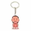 Chaveiro de estrela de basquete da NBA Owen Curry James Pingente de bolsa de camisa de estrela de desenho animado de acrílico
