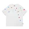 Camiseta Floral de Manga Corta Estilo Americano 2026 Verano Holgada Casual de Moda Atuendo de Pareja Top de Media Manga Moderno