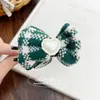 Clip de Pinza de Lazo Tejido Maillard Otoño e Invierno Moda Pinza para Cola de Caballo Semi-Atada Pinza de Tiburón Accesorios para el Cabello para Mujeres