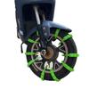 Cadena de nieve universal para coche eléctrico de dos ruedas y tres ruedas con batería, para motocicletas y neumáticos, no daña los neumáticos.