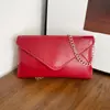 Bolsa de Hombro Individual con Textura Popular Personalizada de Comercio Exterior Otoño 2026 Nueva Bolsa Sencilla tipo Sobre Bolso Transversal Pequeño Cuadrado con Cadena
