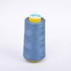 Hilo de Coser Liuqing Colorido Número 402 3000 Yardas Azul Hilo de Coser Colorido de Alta Velocidad Fábrica de Ropa Overlock 402 Rollo Grande