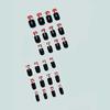Uñas postizas de estilo oscuro de venta caliente transfronteriza europea y americana, parche de uñas para usar, chica hot y2g, uña postiza, uña, uña, parche de uñas, uña acabada
