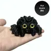 Juguete de Salamandra Bebé Impreso en 3D con Ojos Realistas y Articulaciones Móviles, Mini Juguete Regalo, Manualidad de Plástico