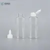 Botella Vacía de Plástico para Mascotas de 130 ml, Portátil para Viaje, para Champú, Gel de Ducha, Loción