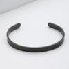 Pulseira Aberta em Formato de C Cor Laser Impressa Material em Branco Presente de Feriado Transfronteiriço Gravada Aço Inoxidável 304 Pulseira de Metal