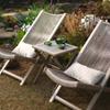 Cadeira de Salão Yunqi Varanda Externa Pátio Cadeira de Lazer Encosto Cadeira de Rattan Cadeira Preguiçosa Influenciador Digital Pousada Mesa e Cadeiras Dobráveis