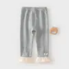 Leggings de Bebé Primavera 2026 Conjunto de Primavera Leggings para Niñas Pantalones Largos para Niños Encaje Dulce Leggings Versátiles