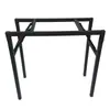 Mesa dobrável mesa dobrável estrutura de tubo de metal suporte dobrável quadrado estrutura de mesa prateleira mesa de trabalho estrutura de mesa