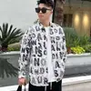 Camisa de Manga Larga Estampada Otoño Invierno 2026 para Hombre, Camisa No Planchar Resistente a las Arrugas, Estilo Coreano, Chaqueta Camisa Holgada Moderna Americana