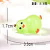 Micro-paisagem transfronteiriça pequena pera luminosa figura fofa caixa surpresa decoração DIY acessório para pendurar ornamento de mesa de alta qualidade