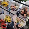 Cubo de Flores Cuadrado Cubo de Flores de Plástico Cubo de Flores para Despertar Cubo para Arreglos Florales Caseros Cubo de Flores Cuadrado para Floristería Canal Grande para Cultivo de Agua