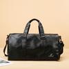 Bolsa de Fitness para Hombre Separación Seco y Húmedo Bolsa Deportiva de PU Bolsa de Entrenamiento con Almacén para Zapatos Bandolera Mensajero de Gran Capacidad Bolsa de Viaje