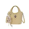 Bolso de Mano de Alta Gama con Textura de Patrón Lichi para Mujer 2026 Nuevo Bolso Cubo de Moda Cruzado