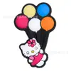 Nuevos Zapatos de Cueva de Halloween Decorativos Dibujos Animados Lindos Zapatos de Hello Kitty Hebilla de Zapato de Flor Especial Transfronterizo de Amazon Para en stock