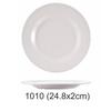 Vajilla de melamina imitación porcelana blanca plato pequeño de plástico comercial plato de buffet plato occidental plato para huesos plato redondo venta al por mayor