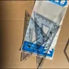 Set de reglas triangulares de rana pequeña, regla de dibujo, set de estudiante, regla transparente, medidor triangular de medición precisa, paquete de dos